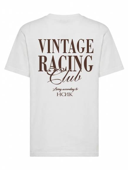 T-shirt uomo Ryder con la scritta "Vintage racing club" sulle spalle e lato cuore – TM067