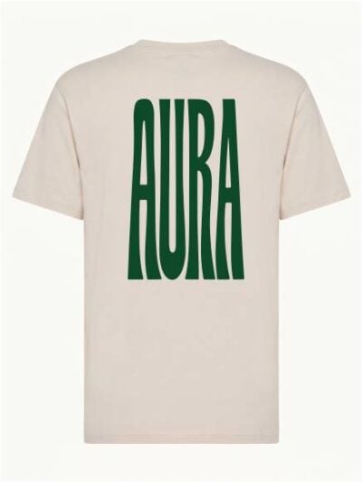 T-shirt uomo Ryder con la scritta sulle spalle "Aura" - TM056