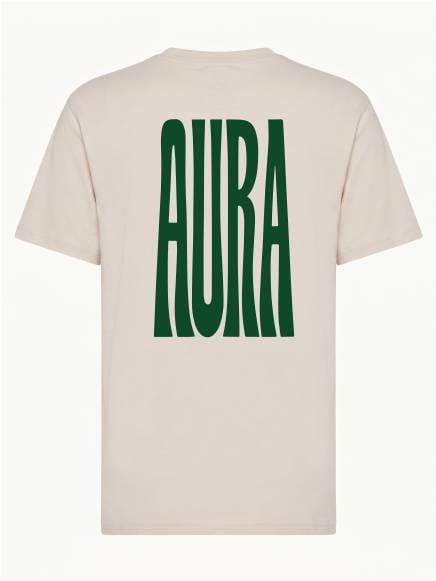 T-shirt uomo Ryder con la scritta sulle spalle "Aura" - TM056