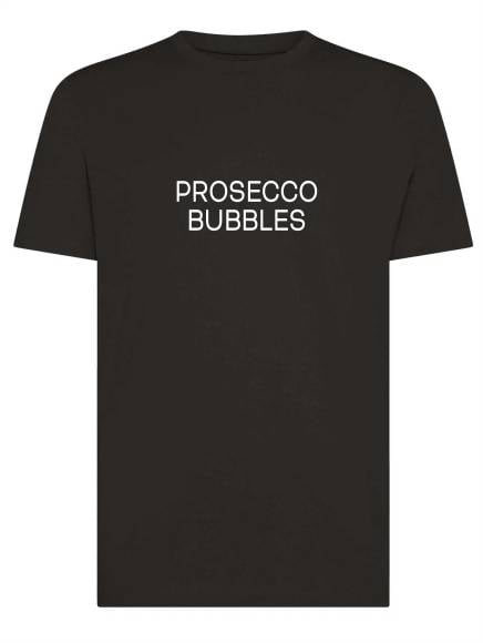 T-shirt uomo Moon con la scritta "Prosecco Bubbles" in patch a rilievo – TM060 - immagine 3