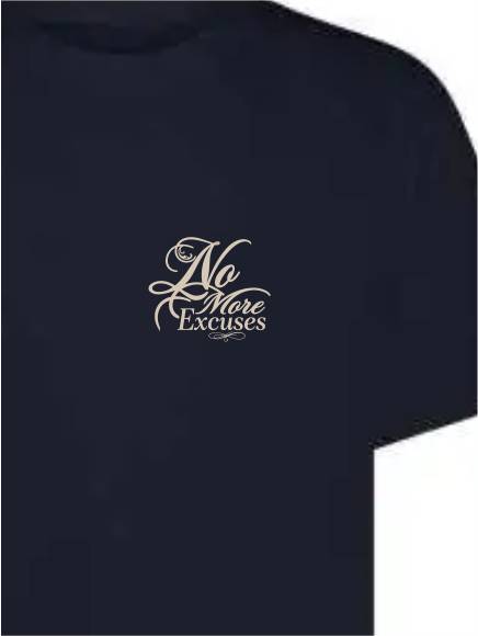 T-shirt uomo Ryder con la stampa sulle palle e la scritta lato cuore "No more excuses"- TM048 - immagine 9