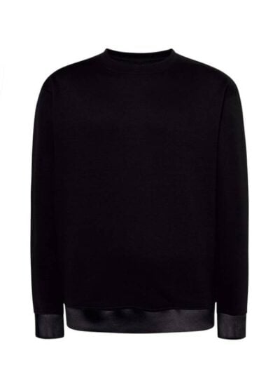Felpa pesante girocollo Unisex Frame Black - FRAME01