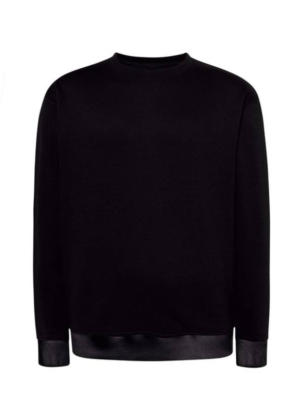 Felpa pesante girocollo Unisex Frame Black - FRAME01