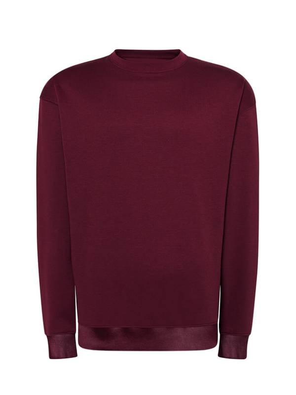 Felpa pesante girocollo Unisex Frame Burgundy - FRAME09