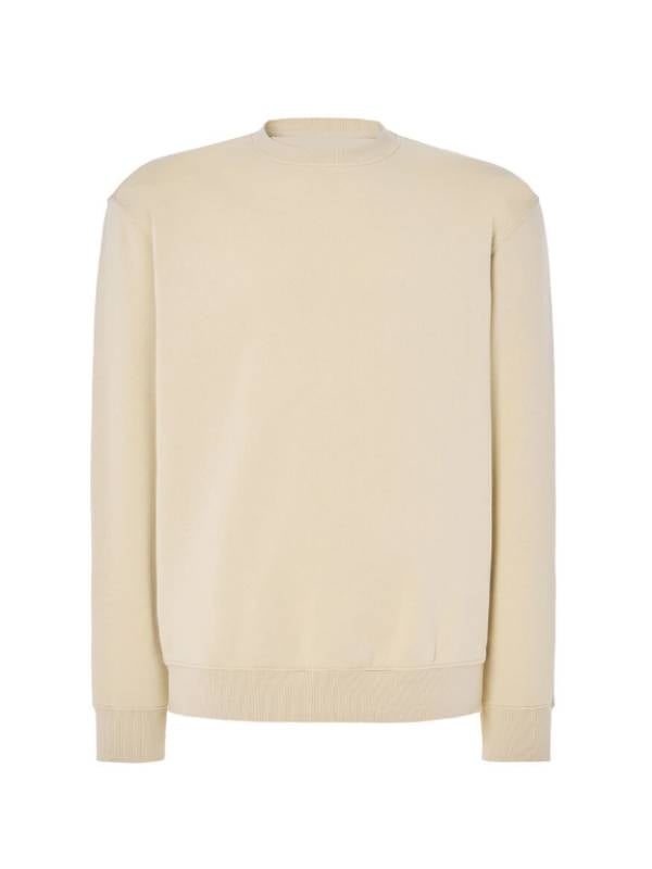 Felpa pesante girocollo Unisex Frame Butter Cream - FRAME08